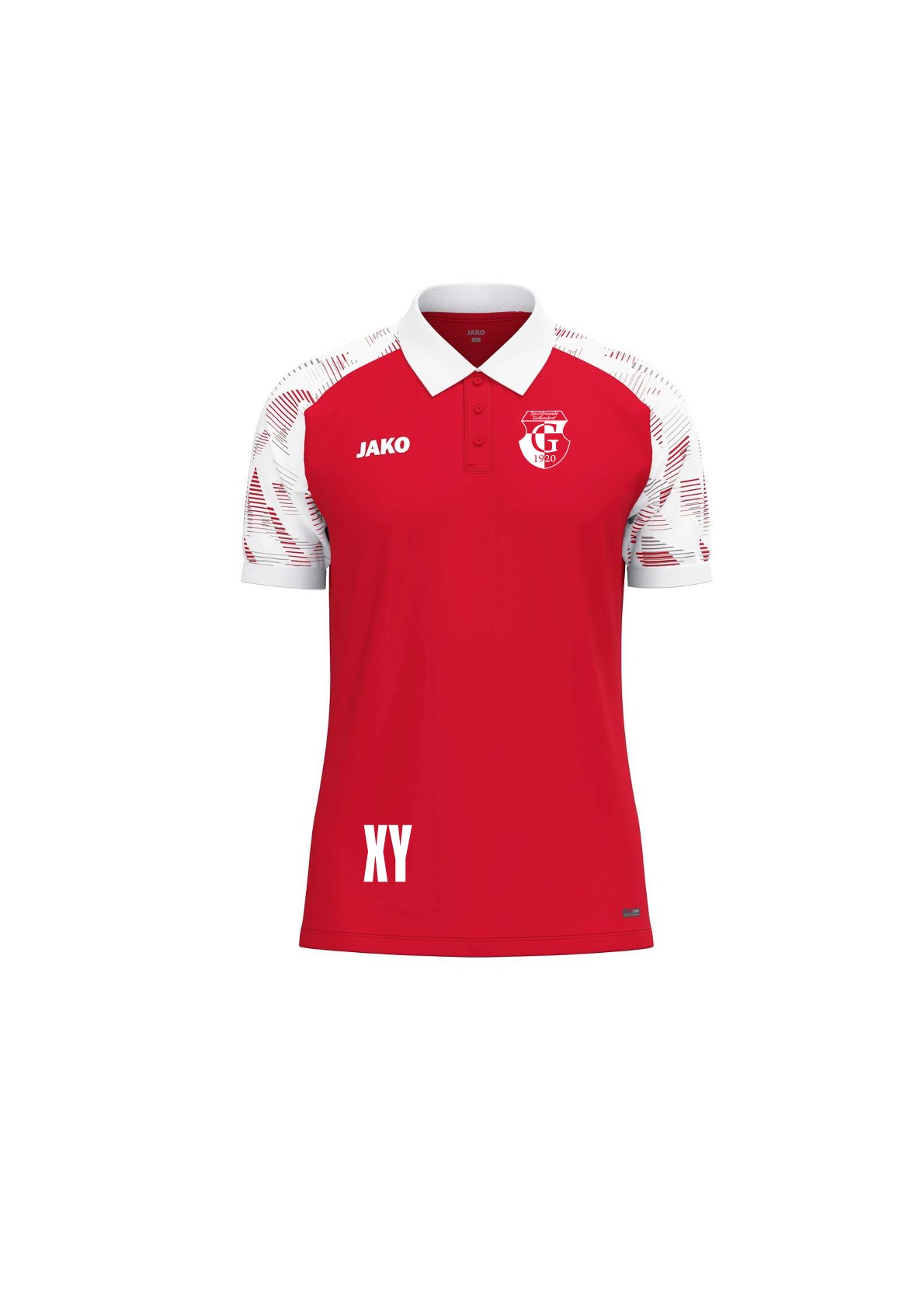SF Gellendorf T-Shirt Polo Sonic rot weiß