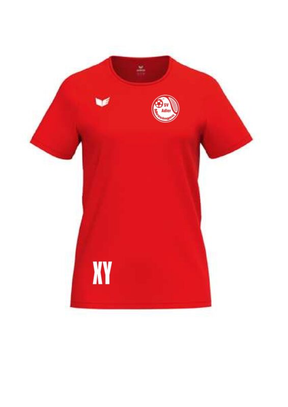 SV Adler Volleyball T-Shirt rot Damen