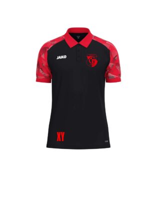 SF Gellendorf T-Shirt Polo Sonic schwarz rot